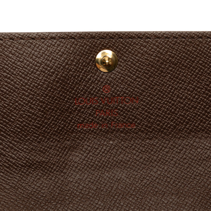 Louis Vuitton Damier Multicle 6 Keycase N62630 Brown PVC Leather  Louis Vuitton