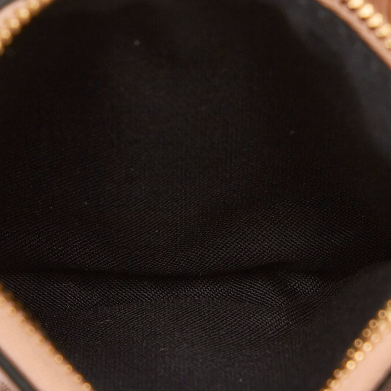 FENDI FENDI 8M0447 Double Folded Wallet Leather Pink  Fendi