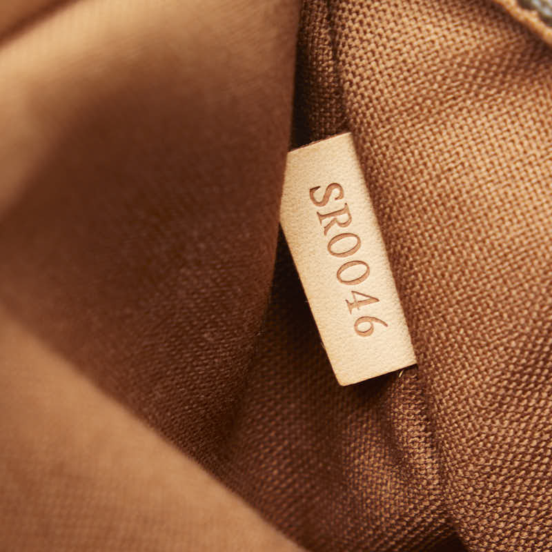Louis Vuitton Monogram M40076 Shoulder Bag PVC/Leather Brown