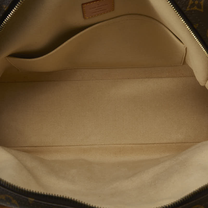Louis Vuitton Monogram Manhattan GM Handbag Boston Bag M40025 Brown PVC Leather  Louis Vuitton