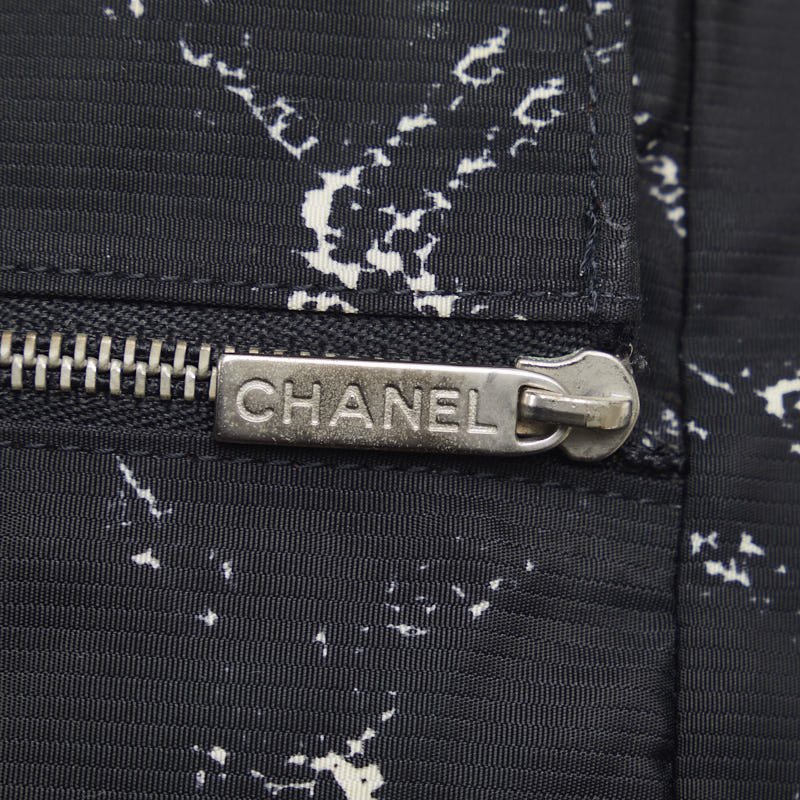 Chanel Travel Line Body Bag Western Bag Black Nylon Lady Chanel