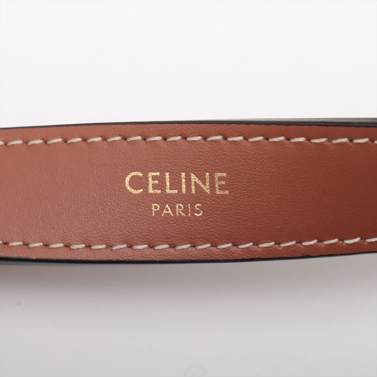 Celine f AVA PVC Leather Handbag Brown Earl