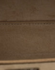 FENDI Selleria Peekaboo Mini Handbag in Leather Beige 8BN244