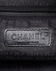Chanel Coco Handbag Mini Boston Bag Black Leather  Chanel