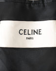 Celine WoolLon×Polyester Terrated Jacket 38 Men Black 2V131120D