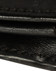 FENDI Double Folded Wallet 8MO837 in Black Leather Ladies