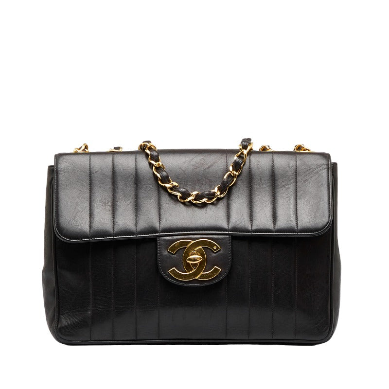 Chanel Mademoiselle Decacoco 30 Chain houlder Bag Black  Lady Chanel