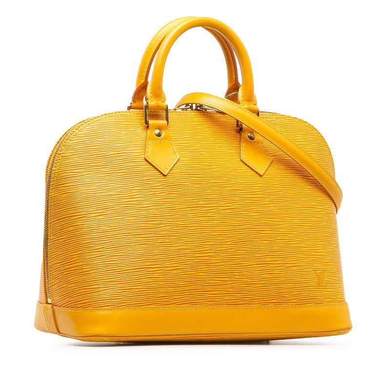 Louis Vuitton Epi Alma 手提包 M52149 Tasili 黃色皮革 Louis Vuitton