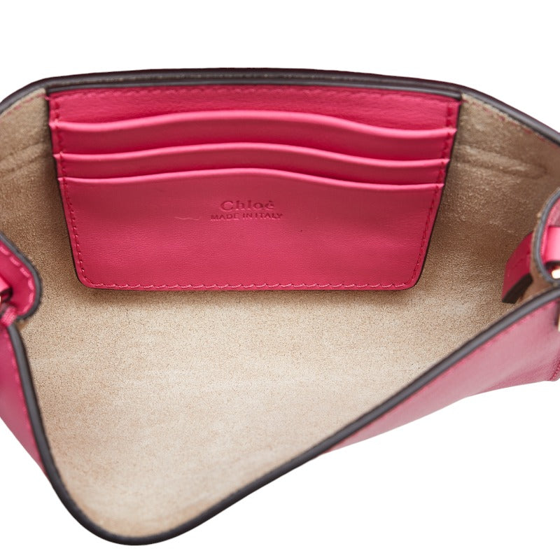 Chloé Pink Small Marcie Saddle Bag | Lyst