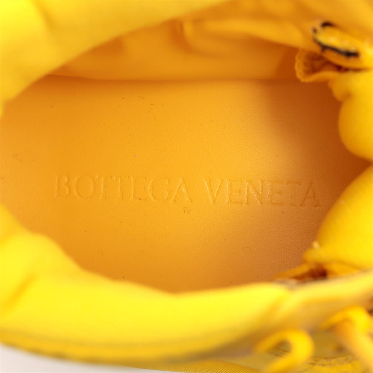 Bottega Veneta 尼龍靴子 41 男士黃色飛行員槳