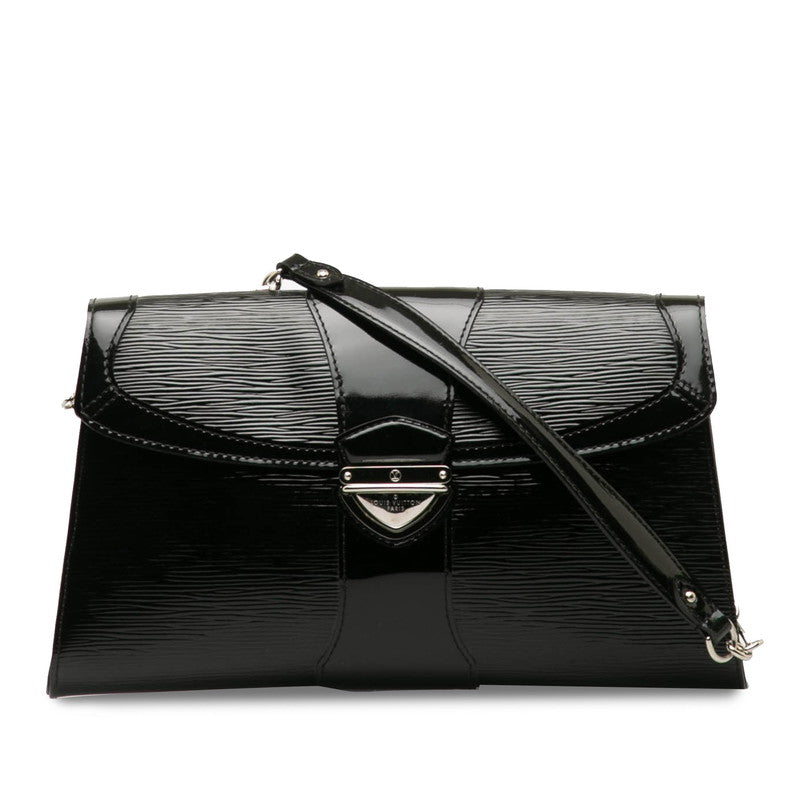 Louis Vuitton Epi Noir Shoulder Bag Crossbody Bag M4027N Patent