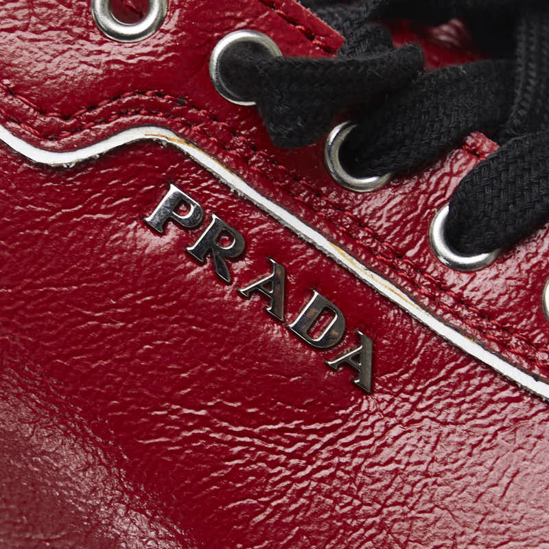 PRADA PRADA Others Shoes Leather Red Black Ladies