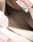 Fendi Mini Peekaboo Canvas × Leather 2WAY Handbags Pink 8BN244