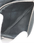Chanel Lambskin  Chain Shoulder Bag Black Silver Gold  17th