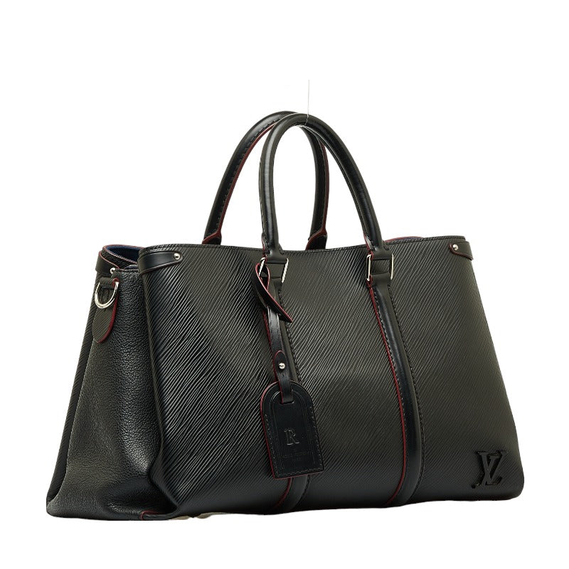 Louis Vuitton Epic Suffron NV MM Handbag Shoulder Bag 2WAY M55610 Noir Black Red Leather  Louis Vuitton