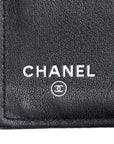 Chanel Cocomark Three Folded Wallet Metal Curry Patent Leather  CHANEL