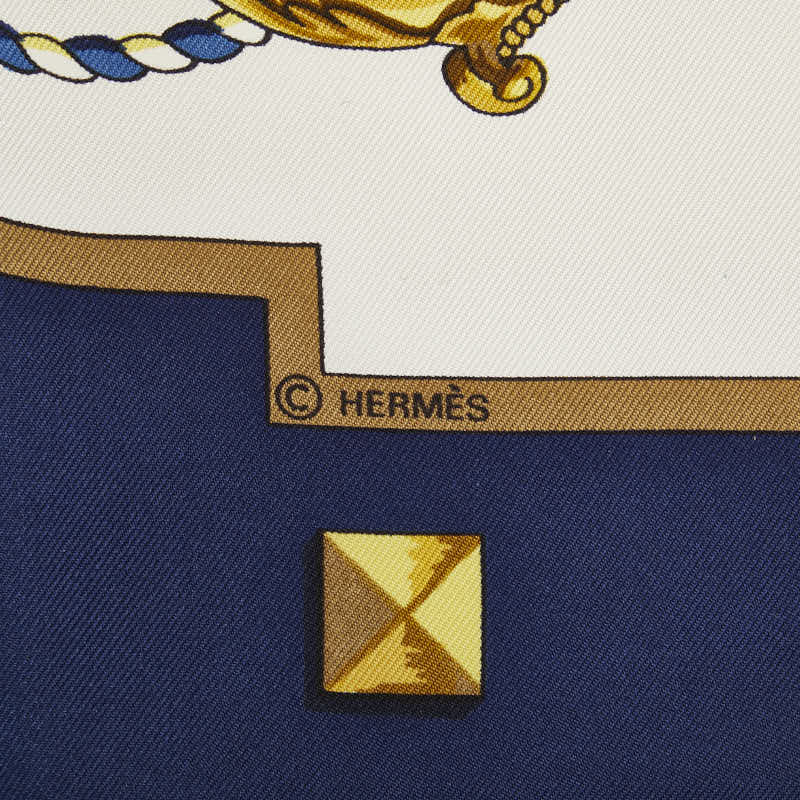 Hermes Carré 90 Les Clés Key carf Naïve Multicolor Silk  Hermes