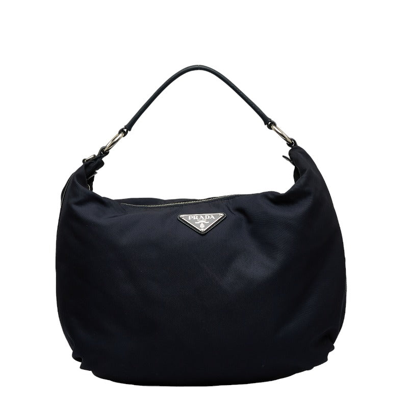Prada Blue Nylon Handbag