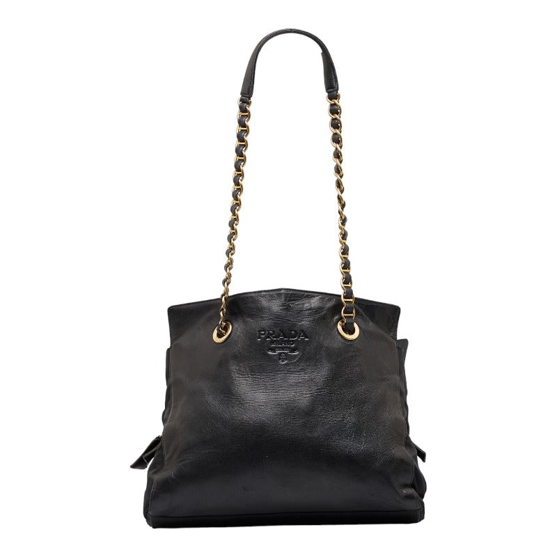 Cleo handbag Prada Beige in Polyester - 40848938