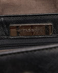 Burberry Nova Check Shoulder Bag Black Leather  Burberry