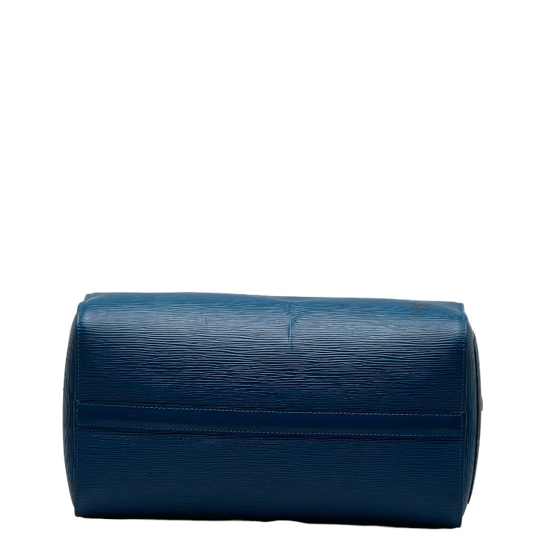 Louis Vuitton Epi Speedy 30 Handbag Mini Boston Bag M43005 Tread Blue Leather  Louis Vuitton