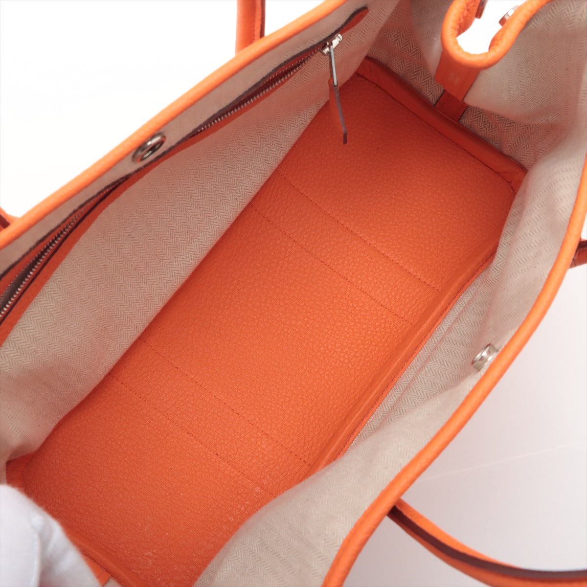 Hermes Garden Party TPM Negonda Orange Silver Gold   O: 2011