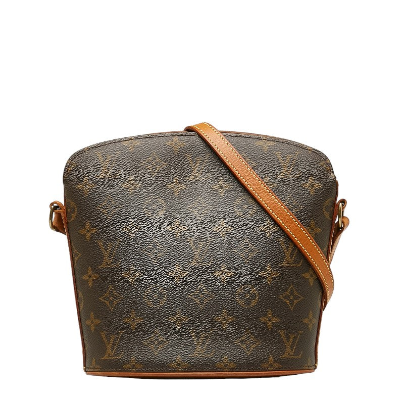 Louis Vuitton Monogram Doro houlder Bag M51290 Brown PVC Leather Lady Louis Vuitton