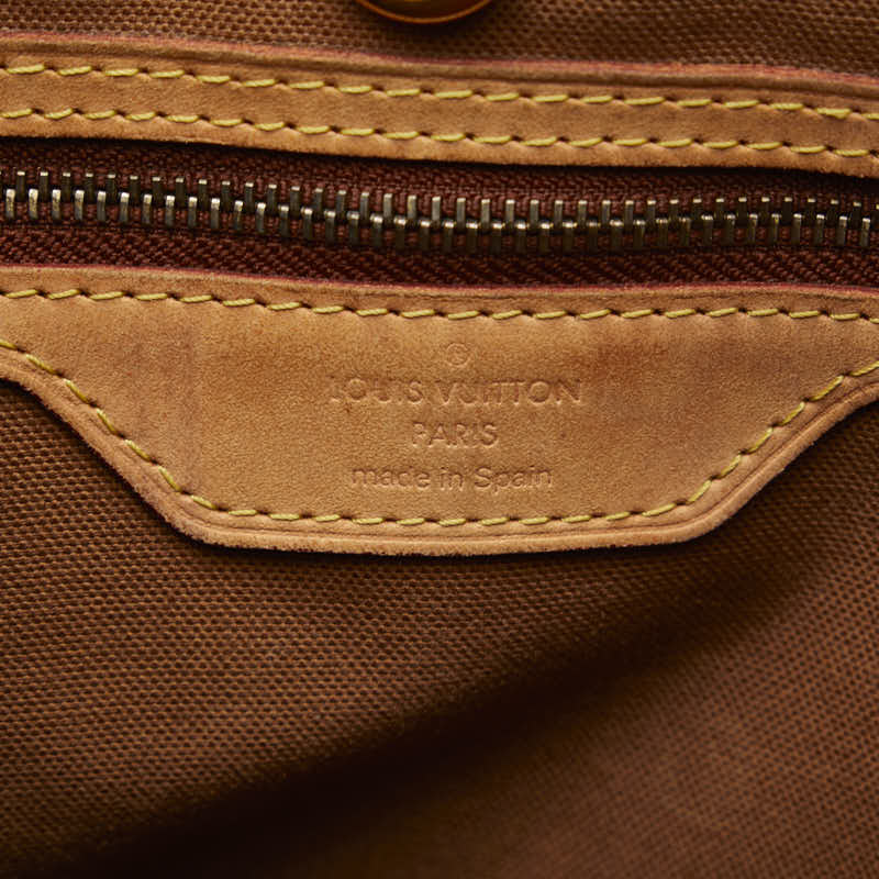 Louis Vuitton Monogram Battalion Vertical Shoulder Bag M51153 Brown PVC Leather  Louis Vuitton