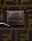 Fendi Brown Zucca Vanity Handbag