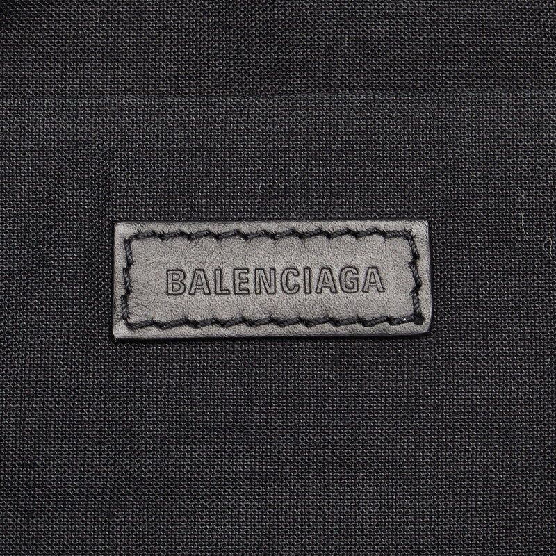 BALENCIAGA Clutch Pouch in Canvas Black 373834