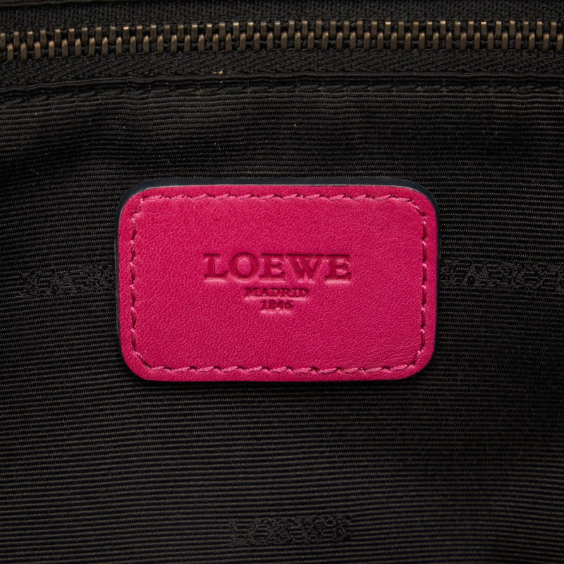 LOEWE Tote Shoulder Bag in Nylon Pink Ladies