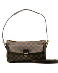 Louis Vuitton Damier Ravello GM N60006 Shoulder Bag PVC Leather Brown