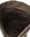 Gucci Gucci GG Spring Rucksack Backpack Deep Pack PVC Leather Carquibbean Dark Brown Tea 246103
