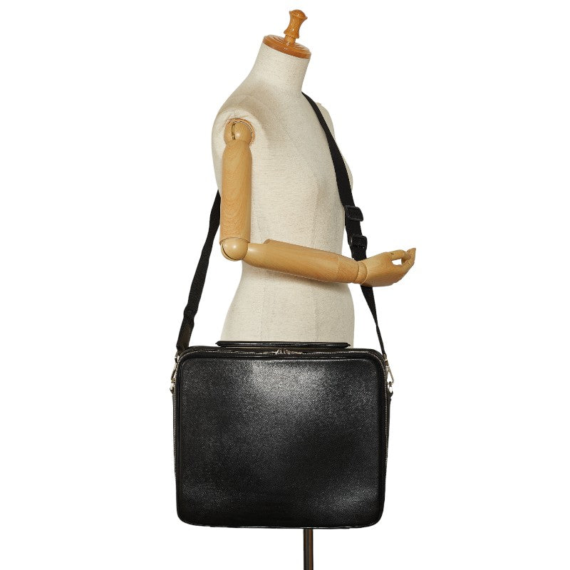 Louis Vuitton Tiga Port Oldinatour Odessa Business Bag Handbag 2WAY M30832 Oldwards Black Leather Men LOUIS VUITTON