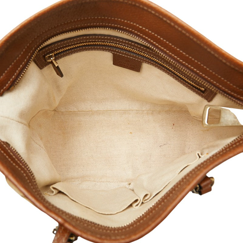 GUCCI Tote Shoulder Bag in Monogram Canvas Brown 353119