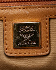 Emsey Em Handbags Shoulder Bag 2WAY Brown PVC Leather Ladies MCM
