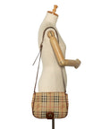 BURBERRY Vintage Crossbody Satchel Bag Ladies Nova Check