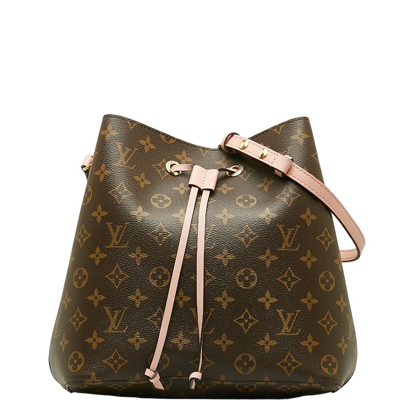 LOUIS VUITTON Louis Vuitton Monogram M44022 Shoulder Bag  Rose Puddle Pink Brown Lady Stirling
