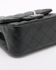 Chanel Mini Matrasse Caviar S Single Flap Single Chain Bag Black Silver  19th