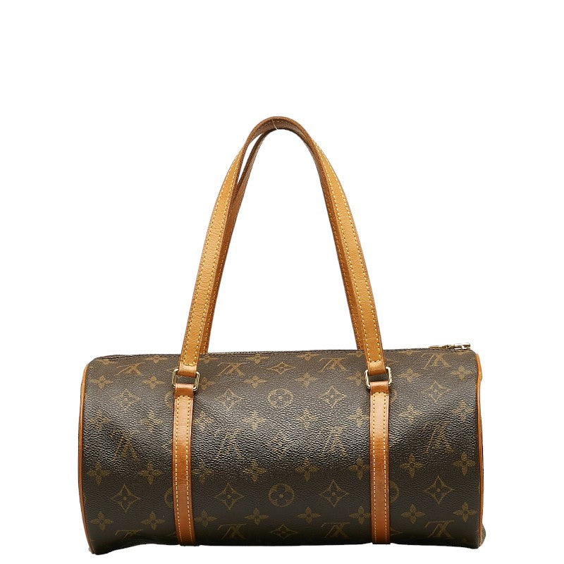 Louis Vuitton Monogram Papillon 30  Handbag M51385 Brown PVC Leather Lady Louis Vuitton