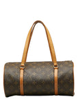 Louis Vuitton Monogram Papillon 30  Handbag M51385 Brown PVC Leather Lady Louis Vuitton
