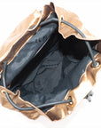 Birkinberry Logo Nylon Backpacks/Rucks Gold Earl