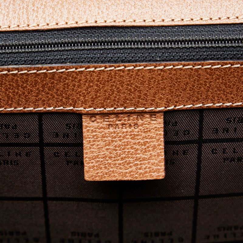 Celine Handbags Briefcase Brown Leather Men Celine