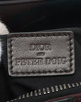 DiorPeter Dogg Saddle Bag Nylon×Leather Body Bag Brown Saddle