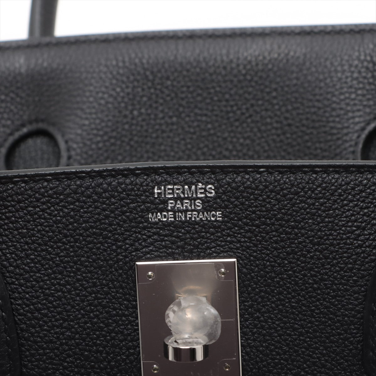 Hermes Bur 40 Togo Black Silver Gold   -