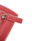 LOEWE LOEWE Stitch Portrait Leather Coral Pink Ladies