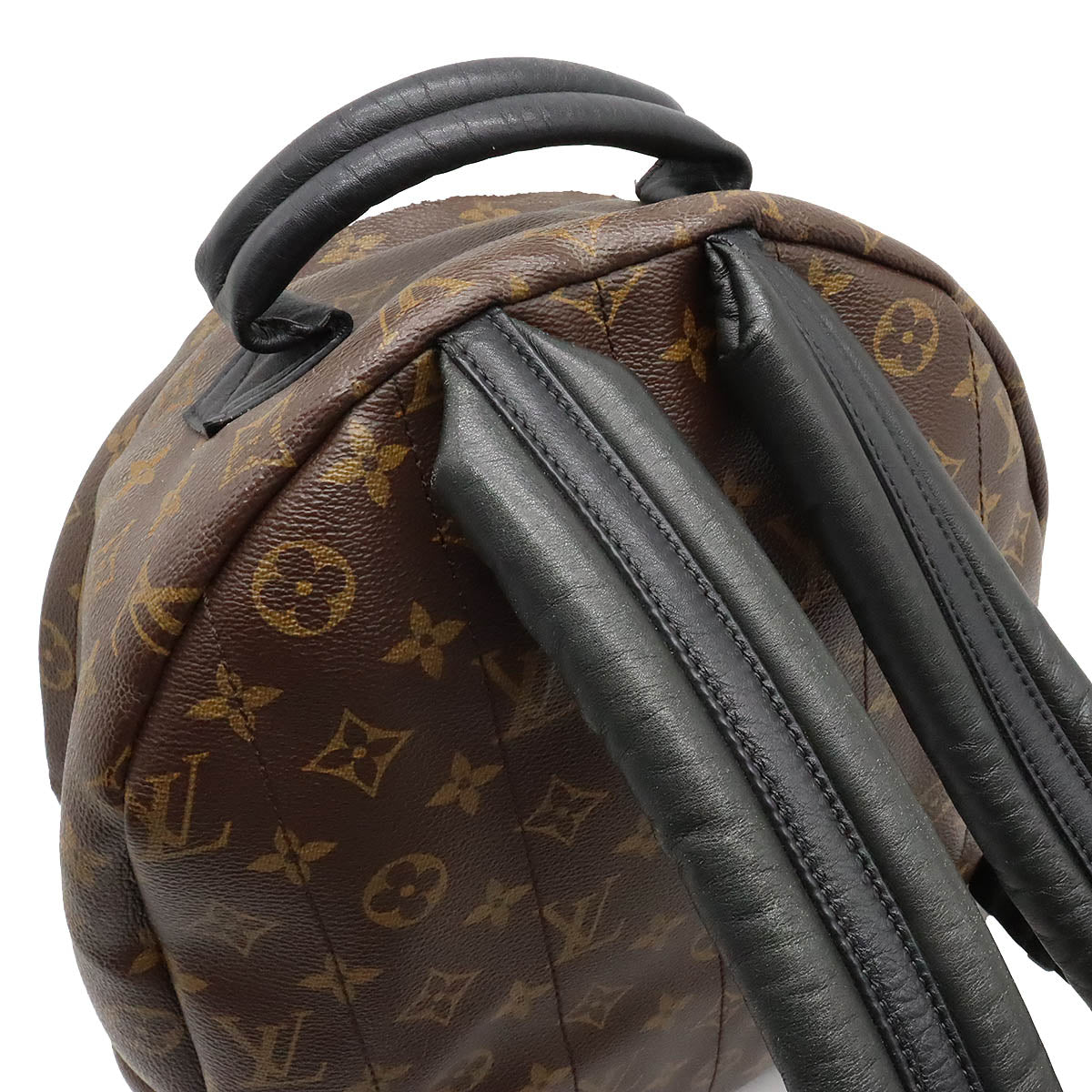 Louis Vuitton Monogram 棕櫚泉 MM 背包帆布背包單肩包皮革 M41561