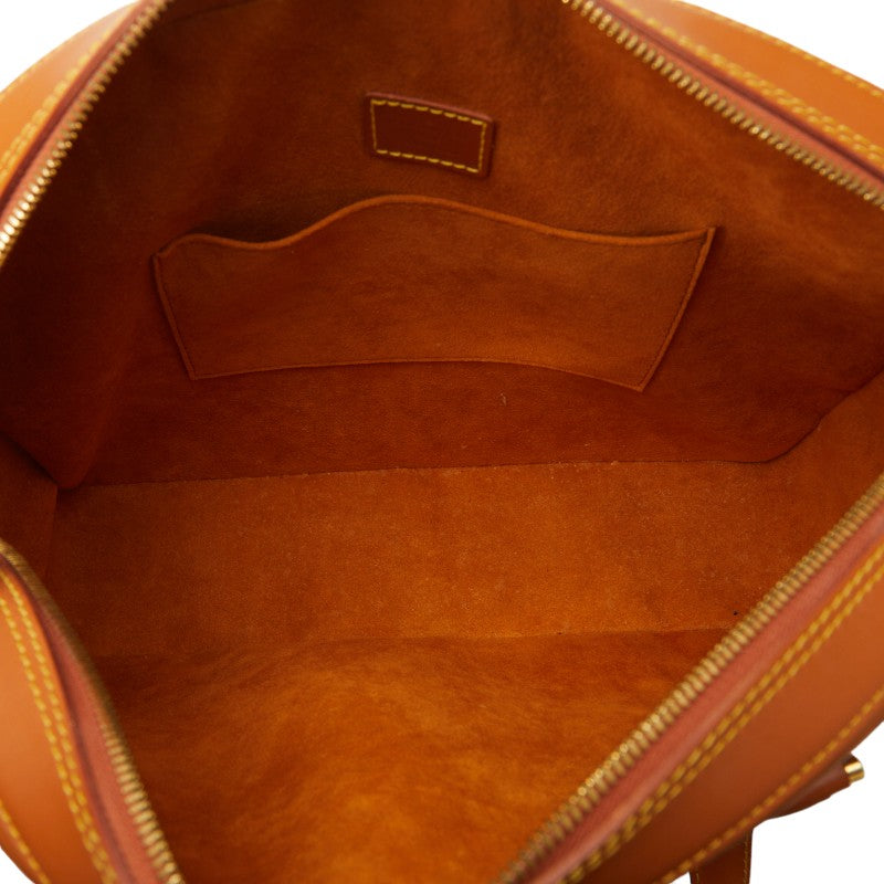 Louis Vuitton  Voltaire  Bag M52438 Zipping Gold Brown Leather  Louis Vuitton