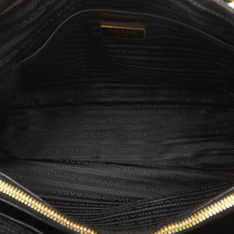 PRADA Prada Handbags Canvas/Leather Black Ladies Ladies