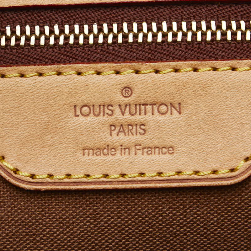Louis Vuitton Monogram Battalion Horizontal Shoulder Bag M51154 Brown PVC Leather  Louis Vuitton